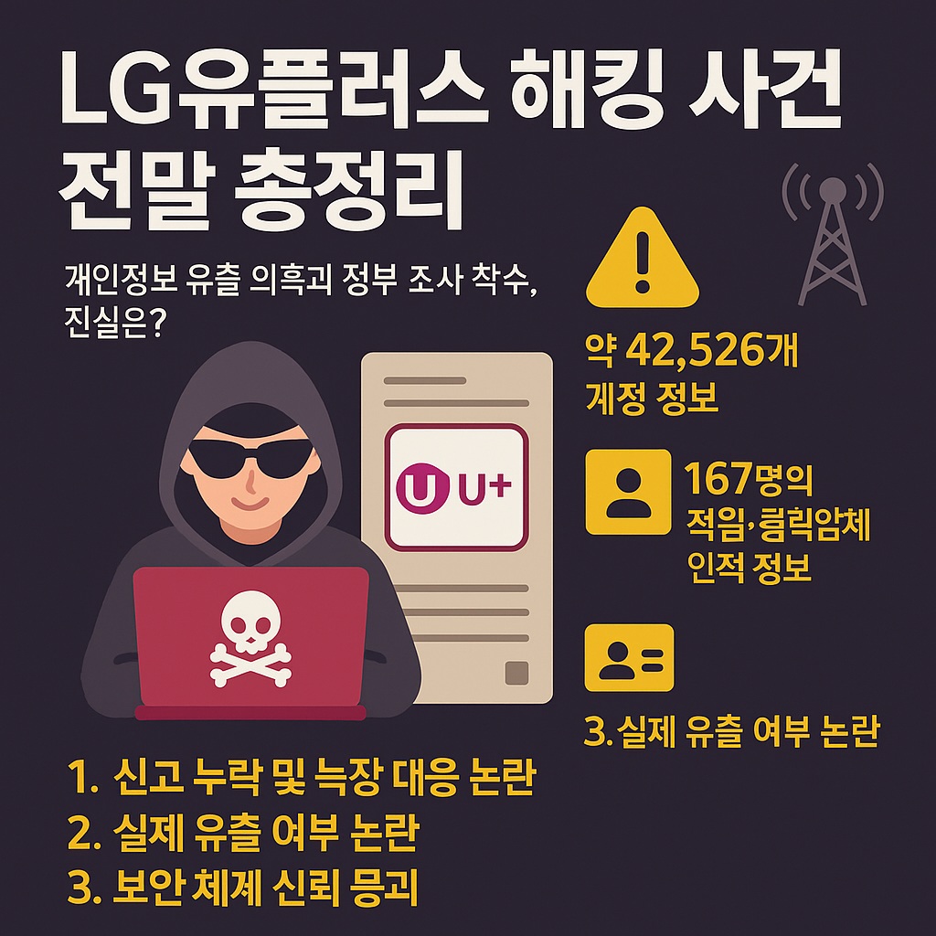 LG U+ 내 개인정보도 유출? 해킹 의혹 정리 및 대처방안