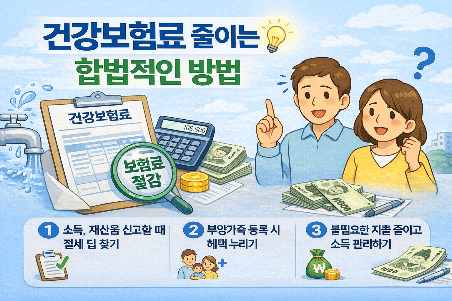 건강보험료 줄이는 합법적인 방법 ❘ 직장·지역가입자 모두 해당되는 절감 팁
