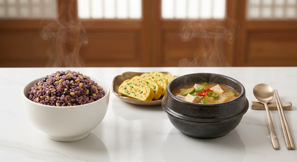 현미의 GABA 성분과 흑미의 식이섬유가 만나 식후 당 수치 급상승을 막아주는 저당 당뇨 다이어트 흑미 현미밥