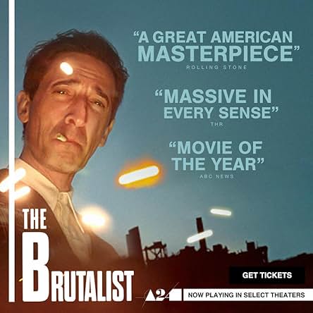 영화 '브루탈리스트(The Brutalist)' 관람평 건축과 인간을 탐구하는 대서사시