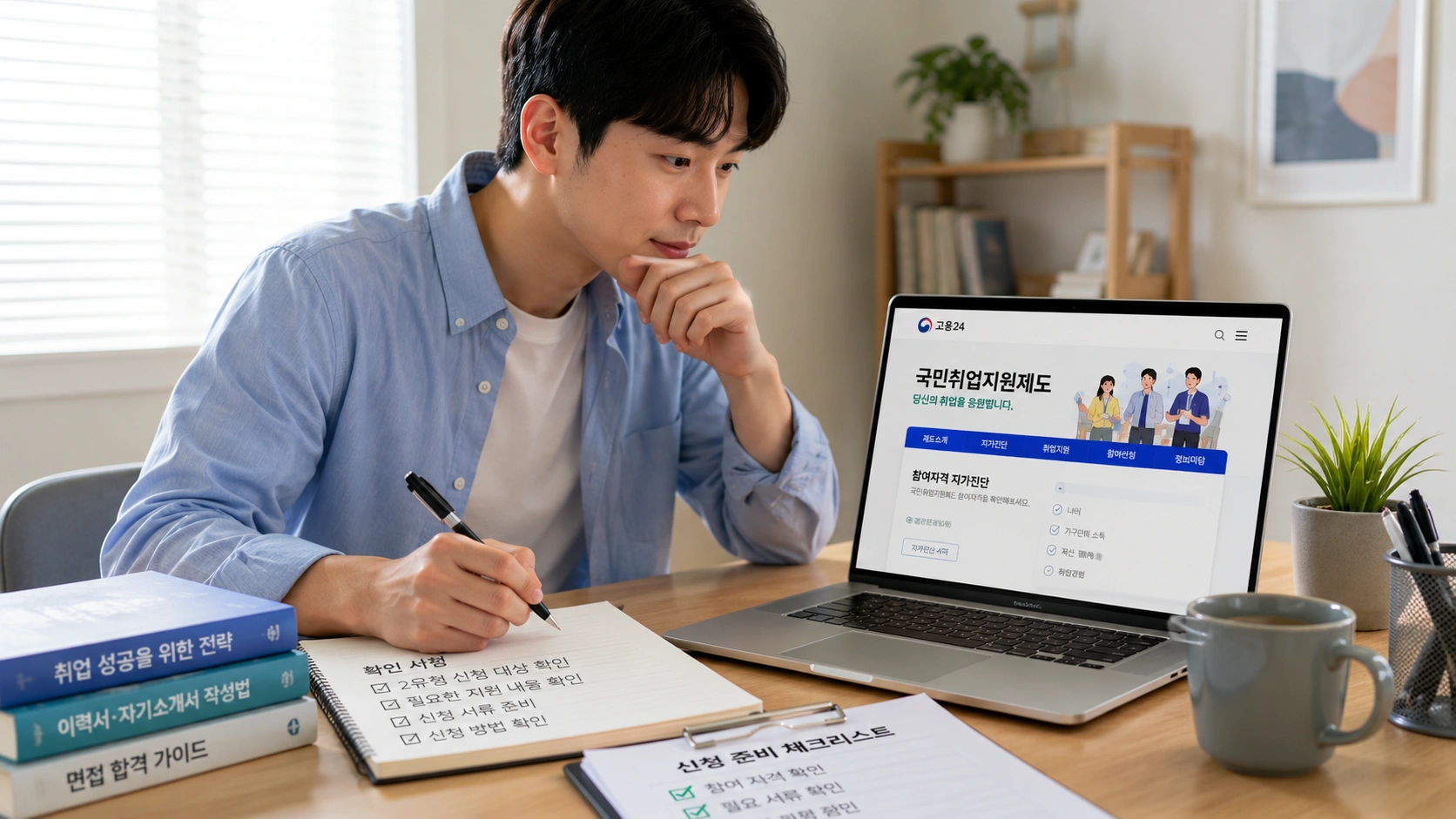 국민취업지원제도2유형_신청대상확인