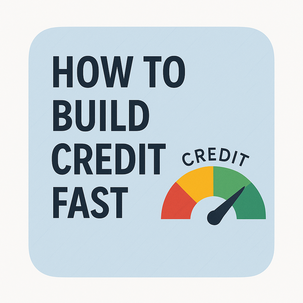 How to Build Credit Fast in 2025 (Beginner-Friendly Guide)