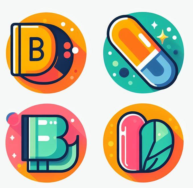 비타민 B 아이콘