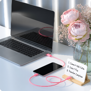 노트북–스마트폰 USB 연결 방법 이미지