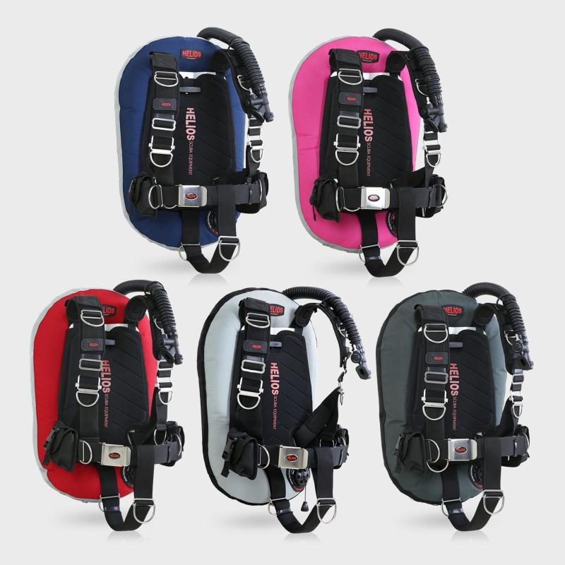 헬리오스 블랙나이트 A1 싱글탱크 BCD 시스템 30 lbs