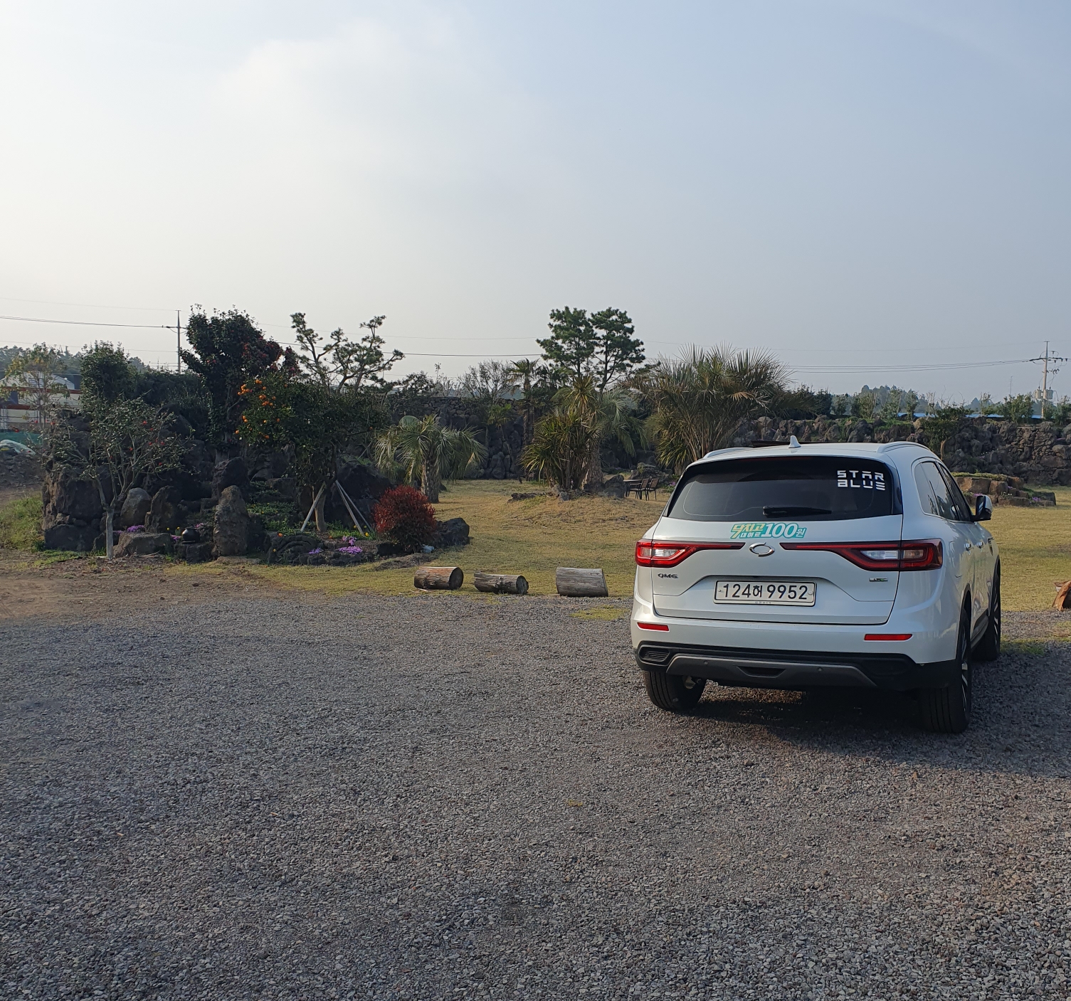 제주 수망다원 카페 주차장