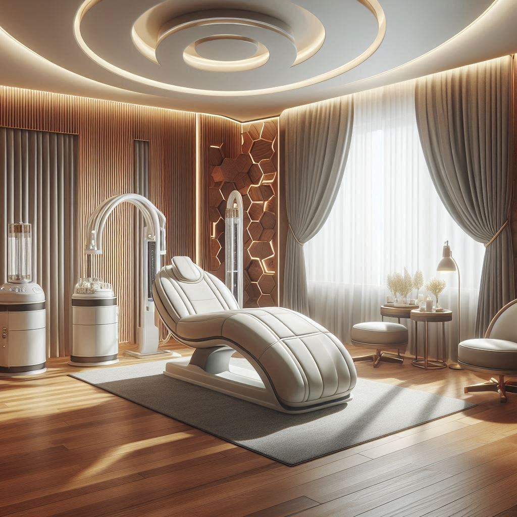 피부,체형관리 샵 배경