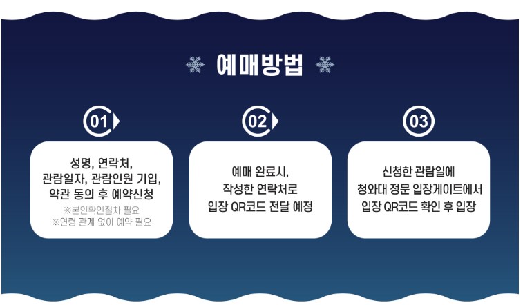 예매방법 안내