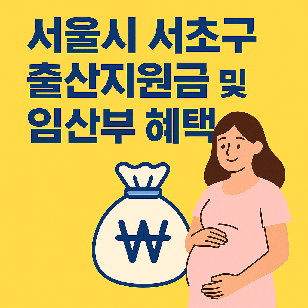 서울시 서초구 출산지원금
