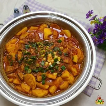 감자찌개 만드는 법 감자찌개 레시피 감자짜글이 끓이는법_5