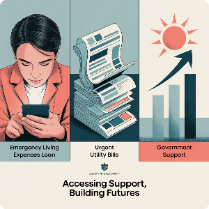 정부지원 소액 생계비 긴급 대출 이미지