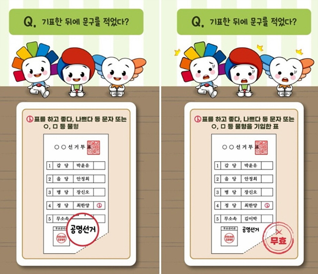 2025 대선 유효표·무효표 기준