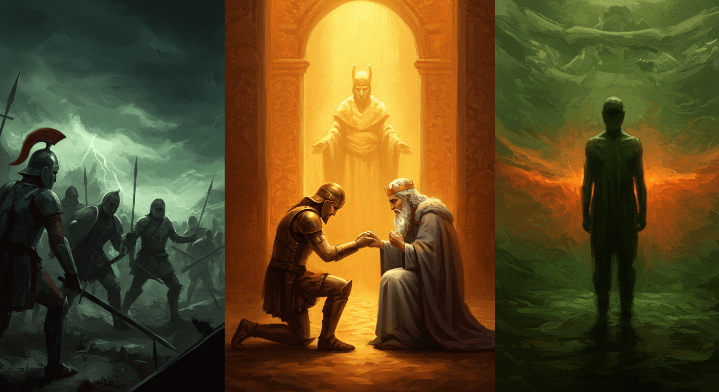 호메로스 서사에 담긴 감정 구조 (폭력, 연민, 충돌) 관련 사진