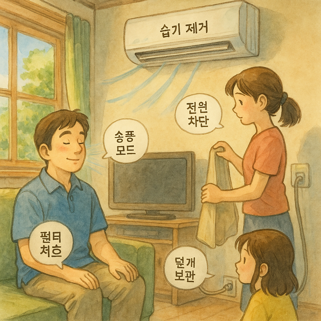 2025년- 캐리어- 에어컨- 사전점검- 방법