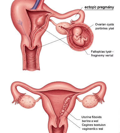 난소, 자궁 질환(여성)