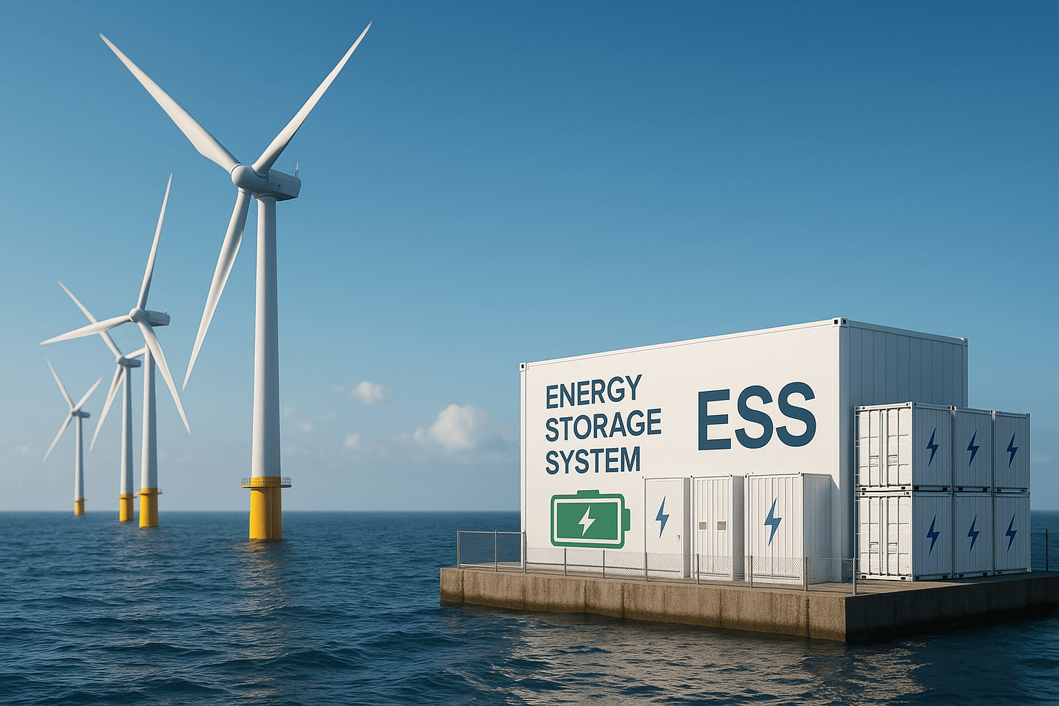 해상 풍력 연계 ESS 설비