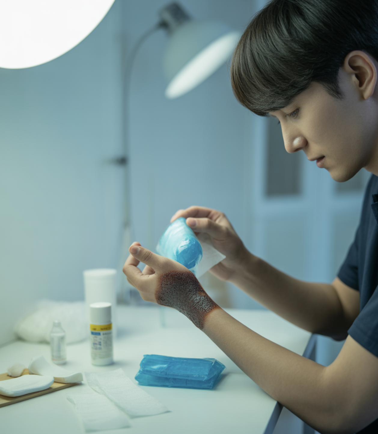 만약 쏘였다면? (응급처치)