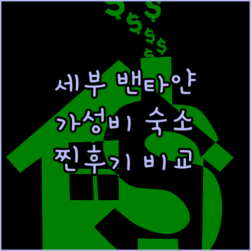 세부 밴타얀 가성비 호텔 Top3! 