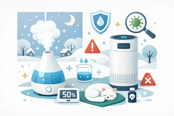 겨울철 가습기와 공기청정기 사용 환경1