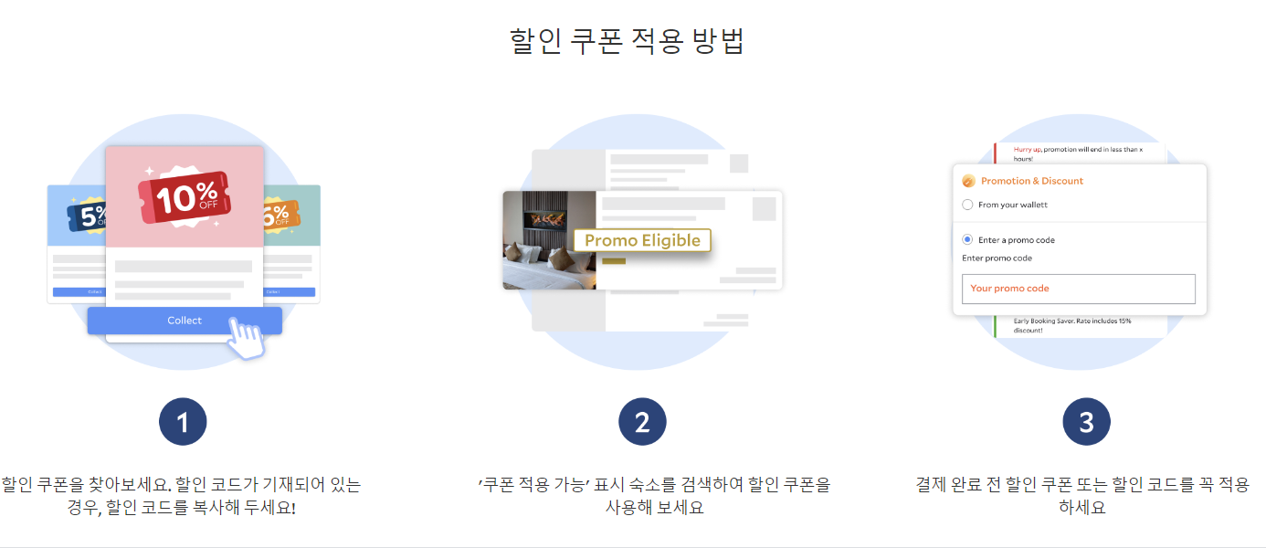 아고다-쿠폰적용방법