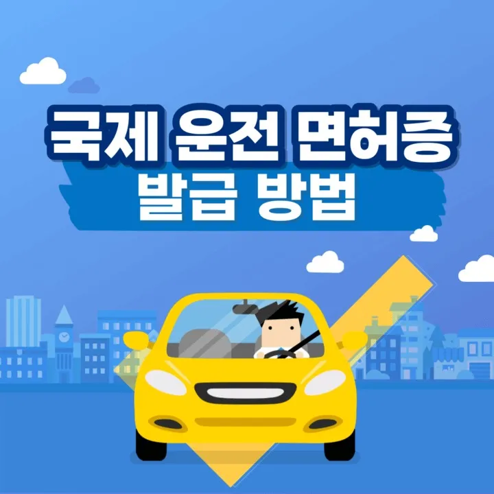 국제 운전면허증 발급 방법