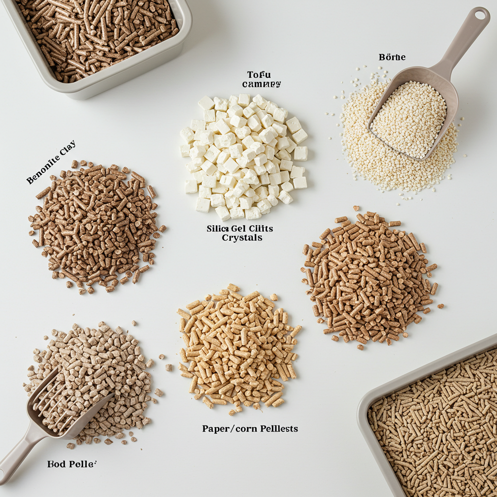 고양이 화장실 모래 한눈에 보기