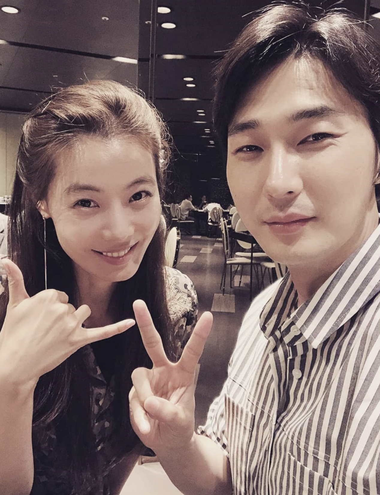 조성윤 윤소이 셀카