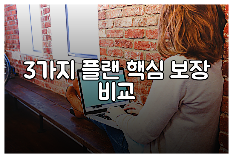 3가지 플랜 핵심 보장 비교