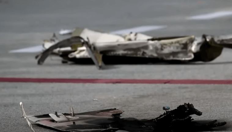 말레이시아 여객기 추락 사고 현장