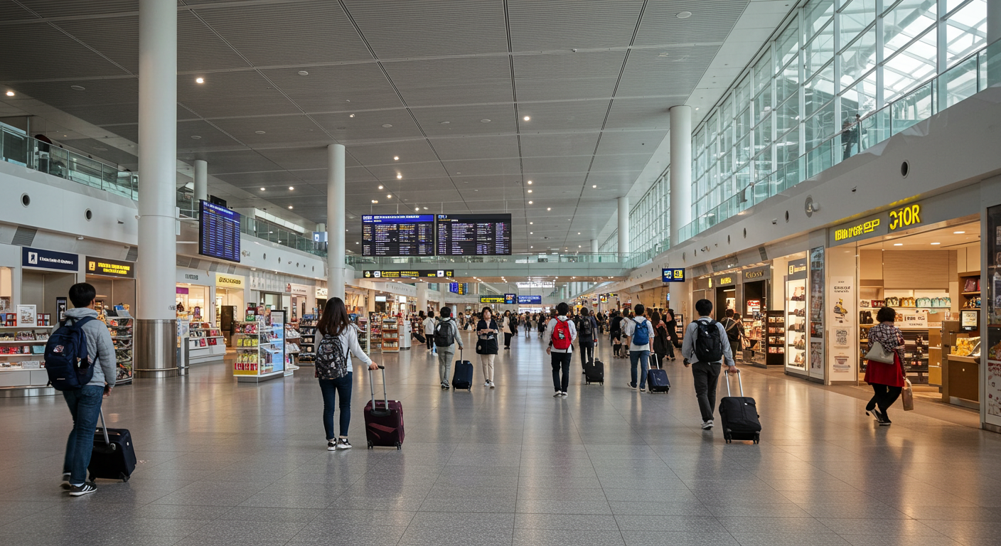 여행갈때 공항 얼리체크인부터 면세점 루트까지!