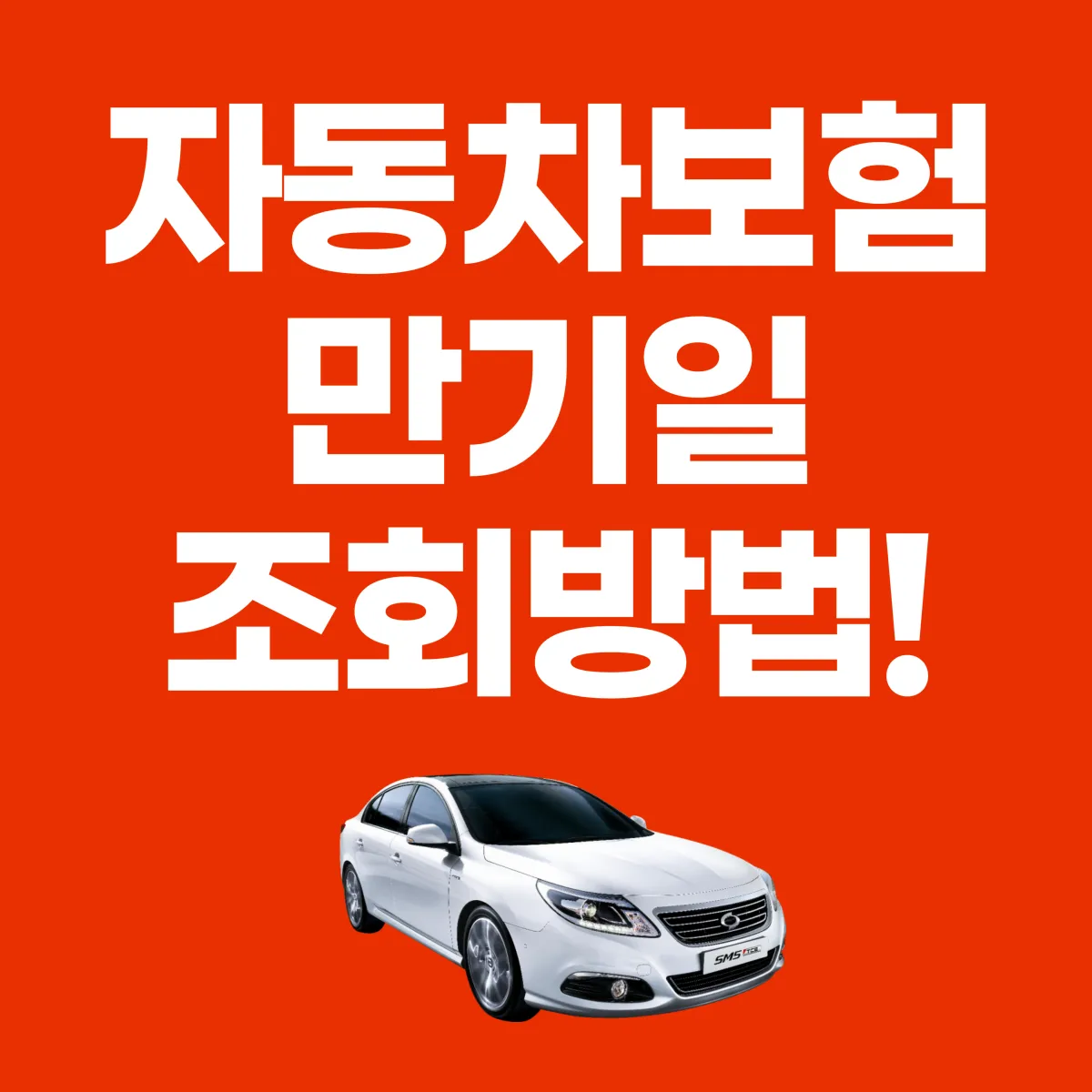 자동차보험 만기일 조회방법 대표 이미지