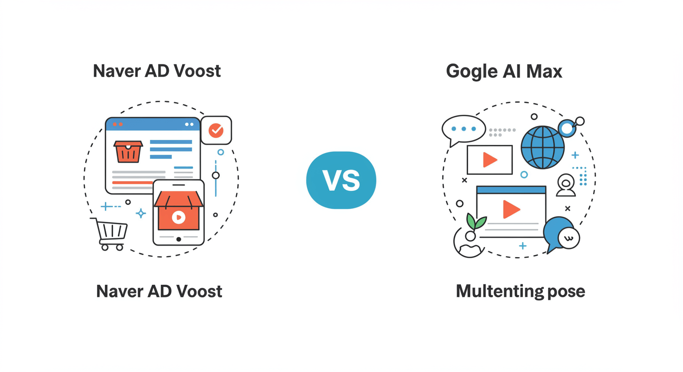 네이버 AD Voost vs 구글 AI Max, 구조 비교