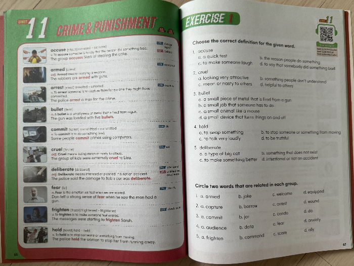 2000 Core English Words 4권 Uint 11 Exercise1 이미지