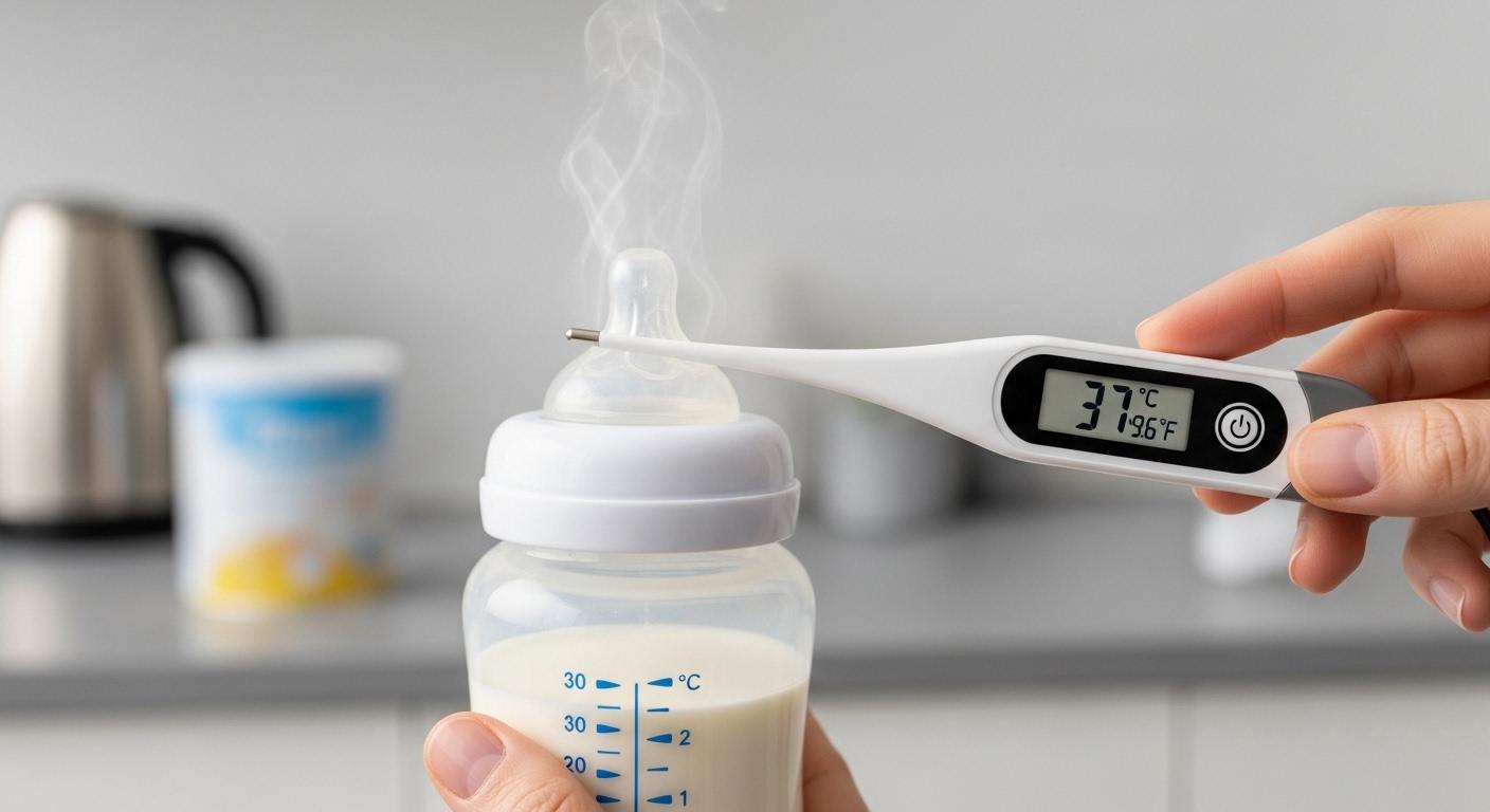 아기 분유 물온도