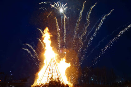  민속놀이와 불꽃놀이-서초구 홈페이지 출저