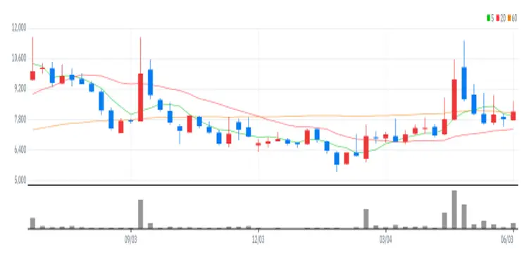 한국맥널티 주봉