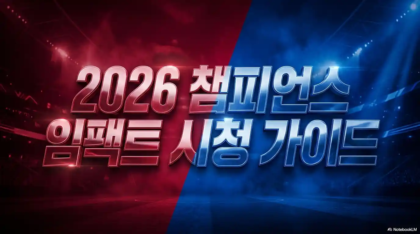 2026 챔피언스 임팩트 중계 방송 시청 가이드