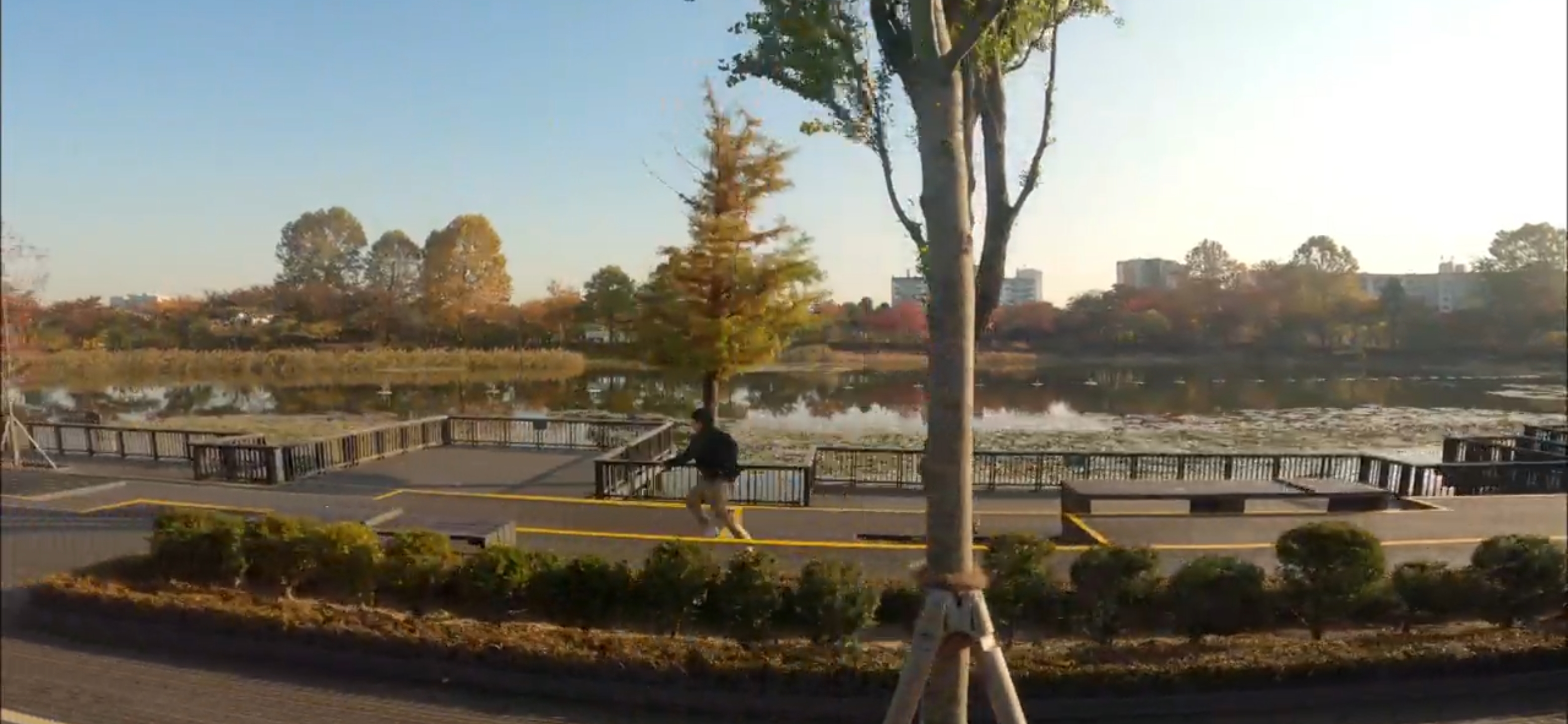 드라마 속 서서울호수공원 풍경