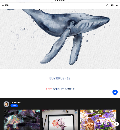 1. behance 브러쉬 다운로드