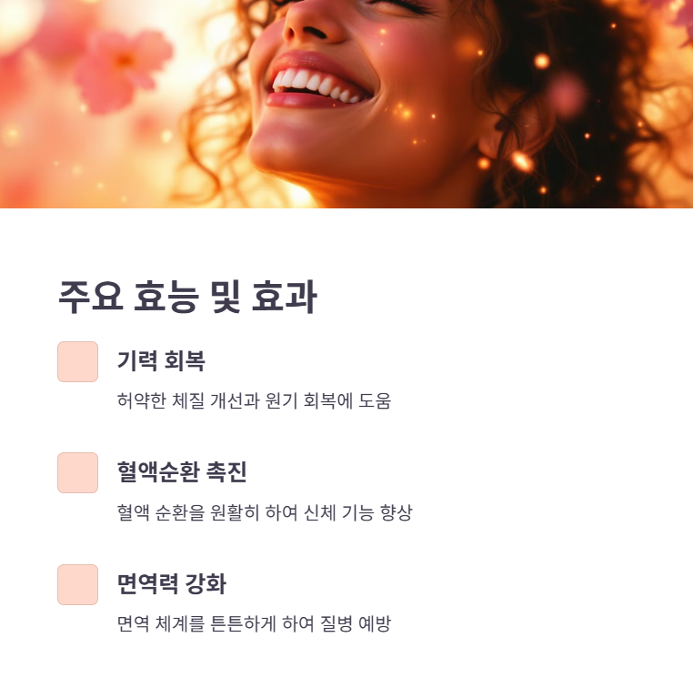 영묘사향단의 효능과 효과