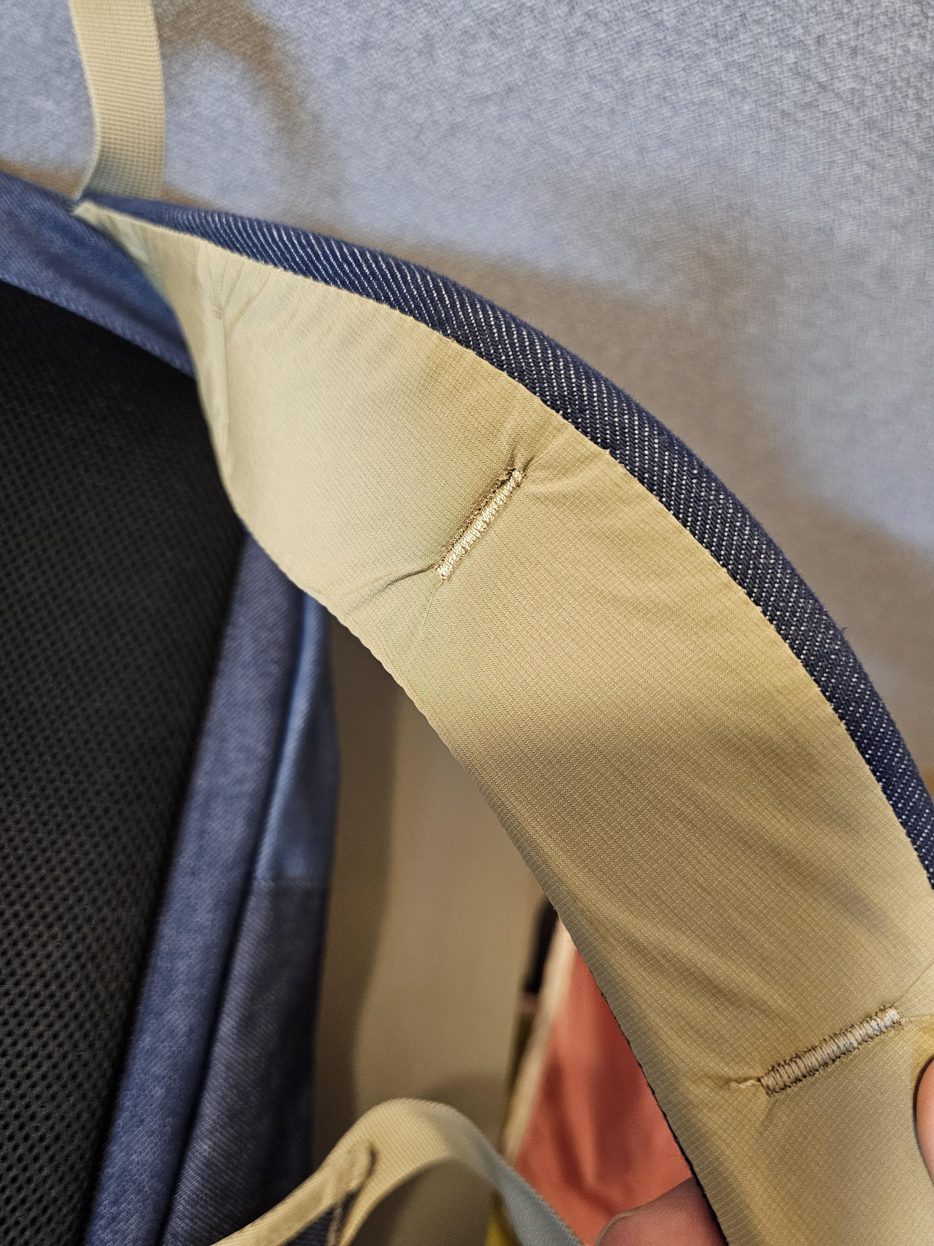 프루아 470 데님 백팩(ffroi 470 denim backpack)