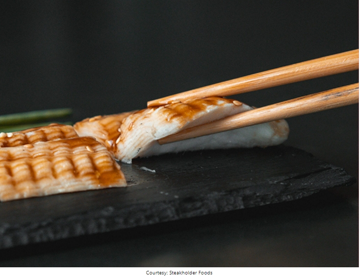 이스라엘&nbsp;스타트업, 세계 최초 3D&nbsp;프린팅&nbsp;비건&nbsp;장어 생산 Israel&rsquo;s Steakholder Foods Unveils &lsquo;Industry-First&rsquo; 3D-Printed Vegan Eel