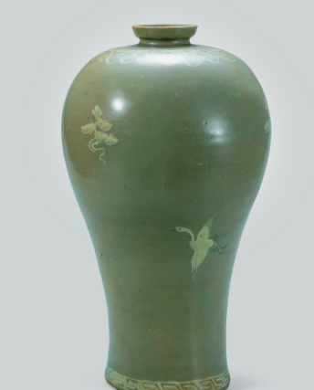 청자 상감 운학문 매병