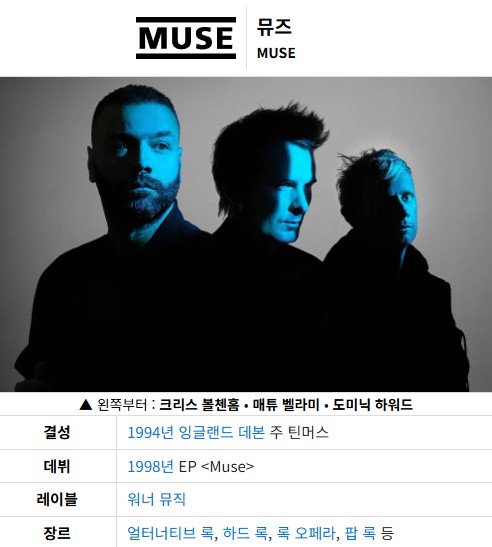 뮤즈 내한 공연