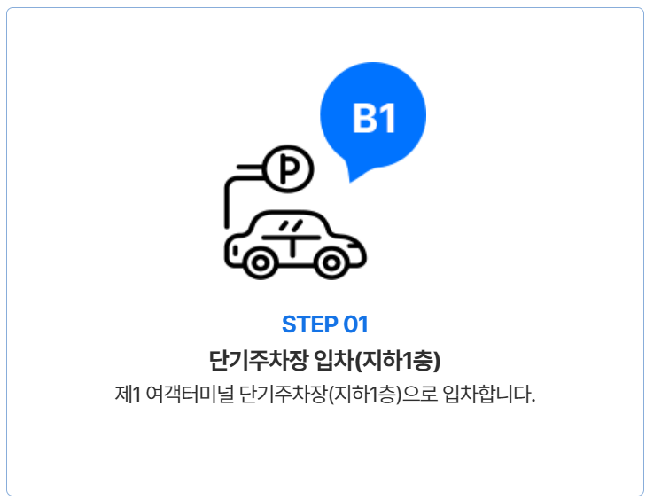 인천공항 제1터미널 공식주차대행 이용방법 예약방법 후기
