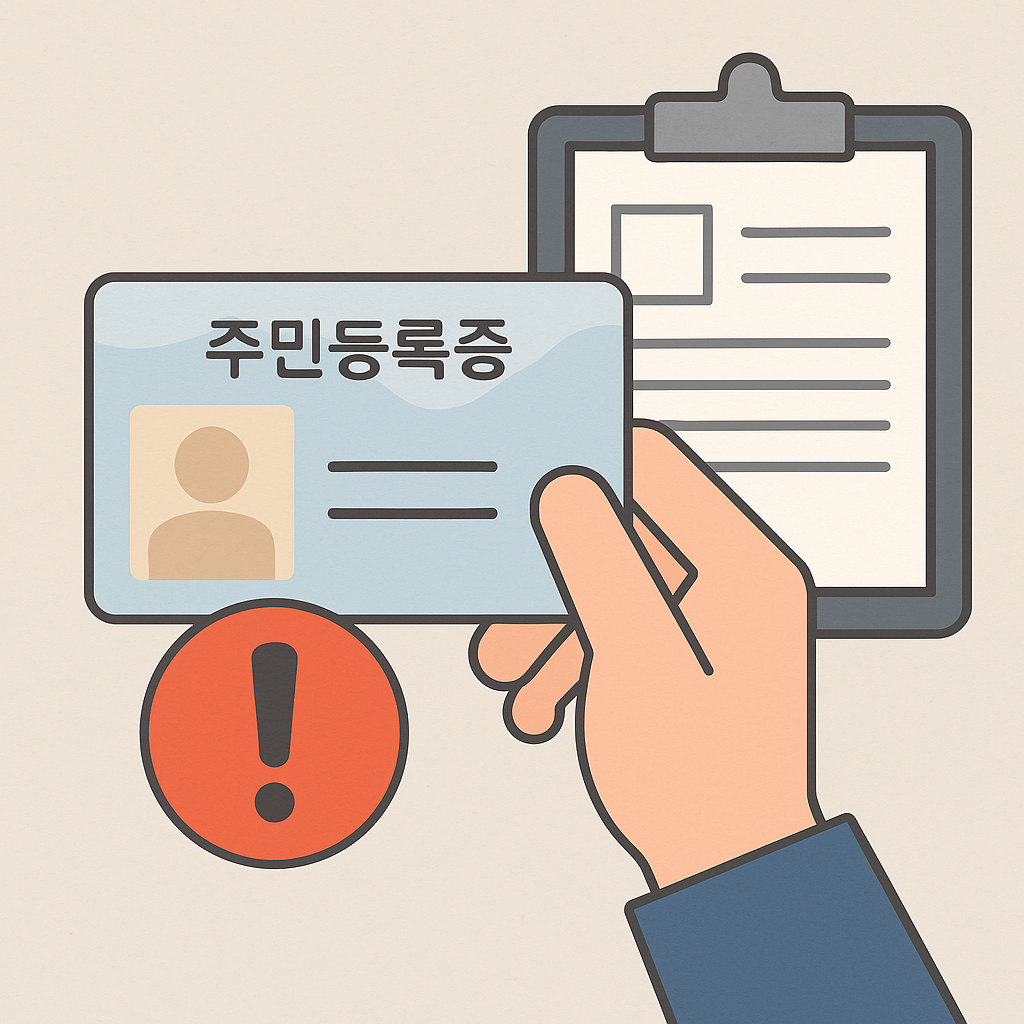 모바일 신분증 재발급 방법