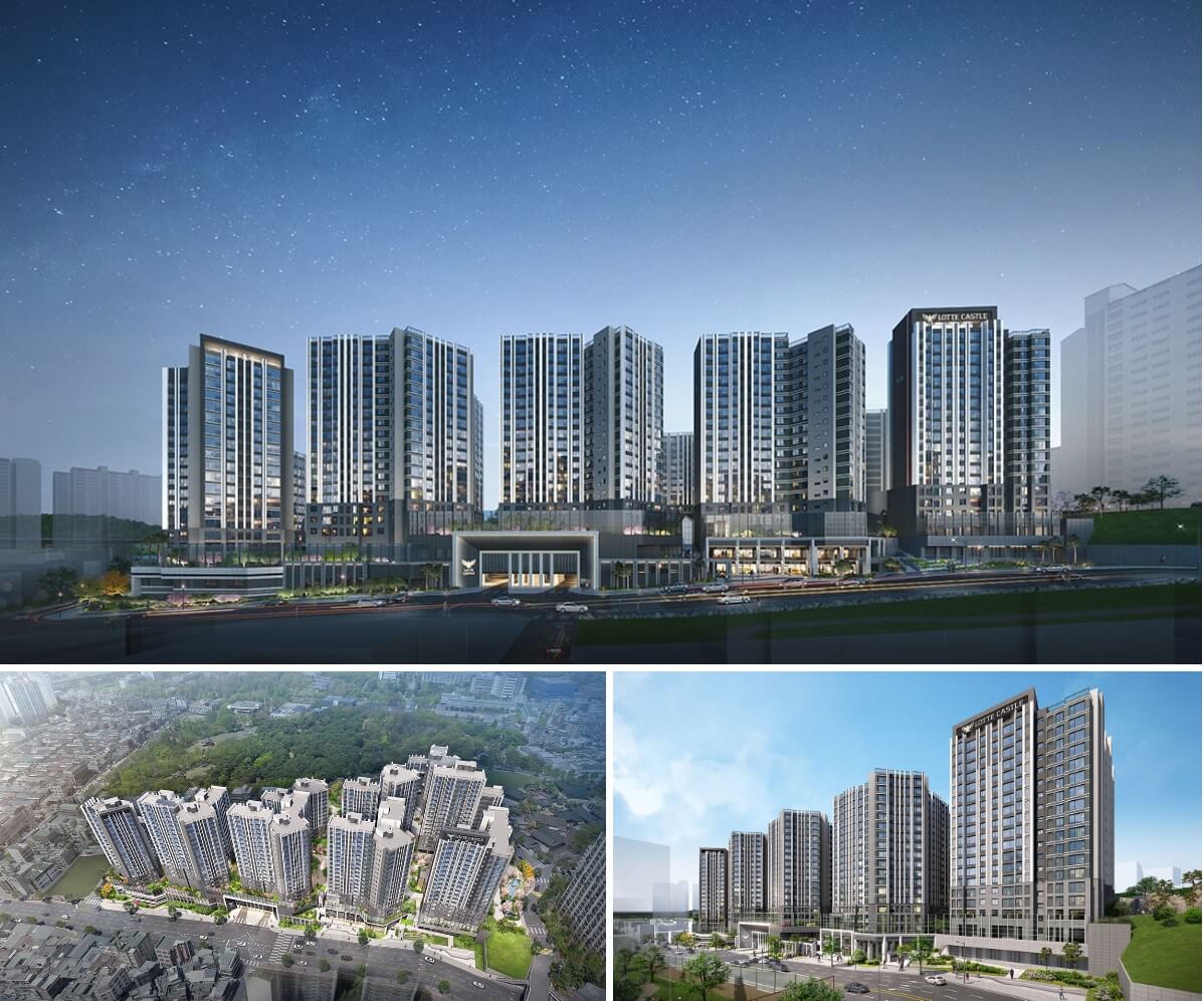 청량리 롯데캐슬 하이루체 조감도