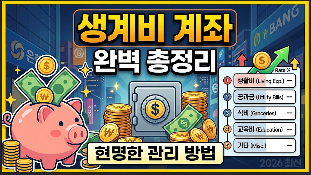 생계비 계좌 총정리