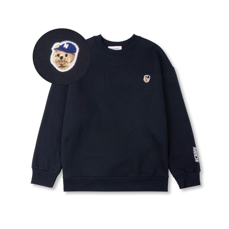 노이커먼 베어 스몰패치 맨투맨