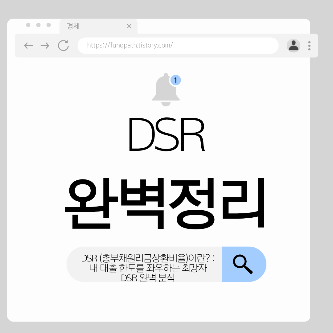 DSR(총부채원리금상환비율) 계산 방법과 대출 한도에 미치는 영향